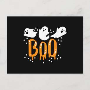 Postal Fantasma de Halloween Boo Lindo