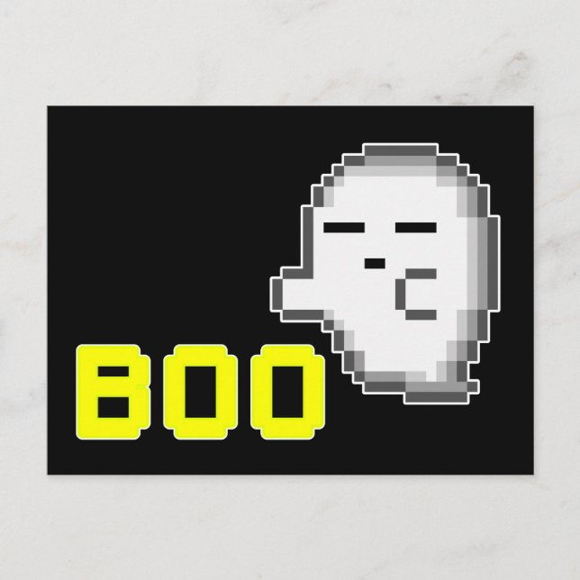 POSTAL FANTASMA DE HALLOWEEN - BUU (Anverso)
