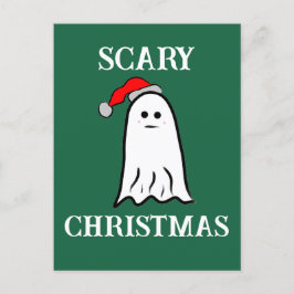 Postal Fantasma de Navidades atemorizantes
