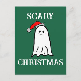 Postal Fantasma de Navidades atemorizantes