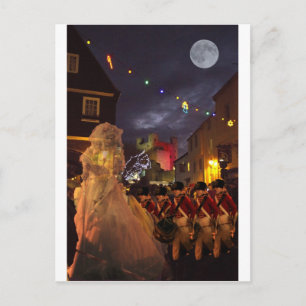 Postal Fantasma del pasado de Charles Dickens