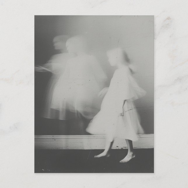 Postal Fantasma en la fotografía cinematográfica vintage (Anverso)