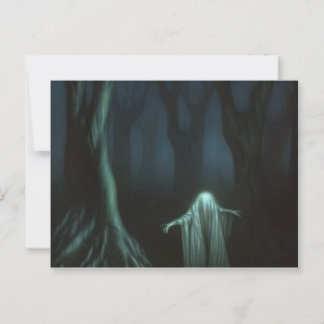 Postal Fantasma en los bosques