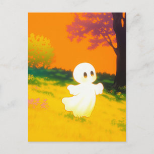 Postal Fantasma Feliz