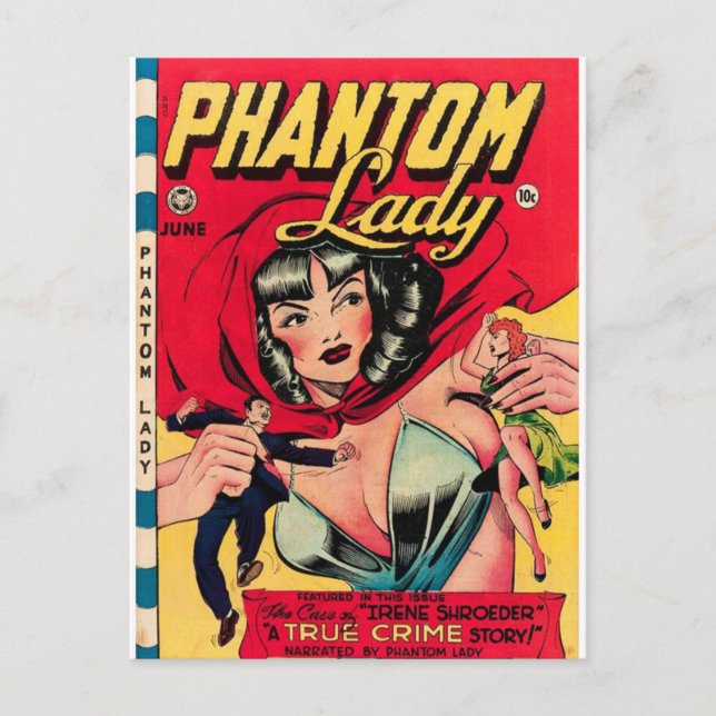 Postal fantasma Lady 1 (Anverso)