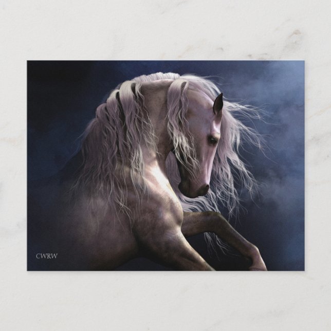 Postal fantasma plateado (Anverso)