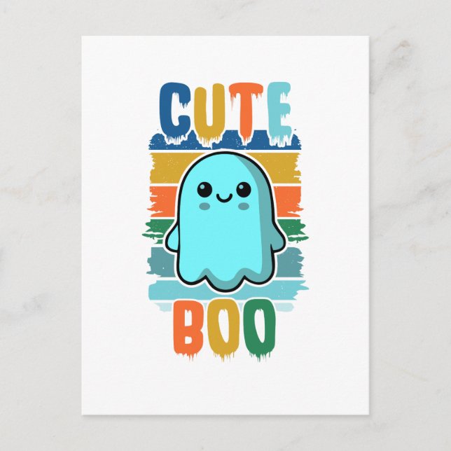 Postal Fantasma retro vintage (Anverso)