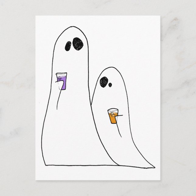 Postal Fantasmas (Anverso)