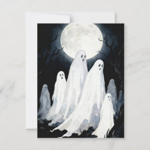 Postal Fantasmas de Halloween Estafan Luna Completa