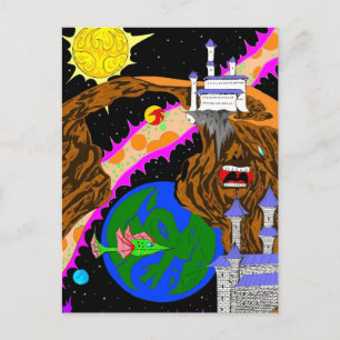 Postal Fantasmas imágenes ocultas