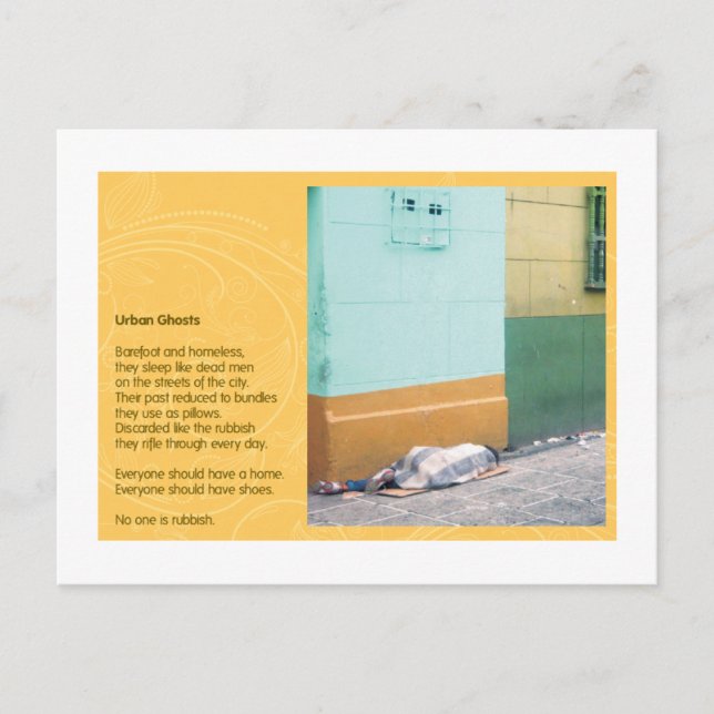 Postal Fantasmas urbanos (Anverso)