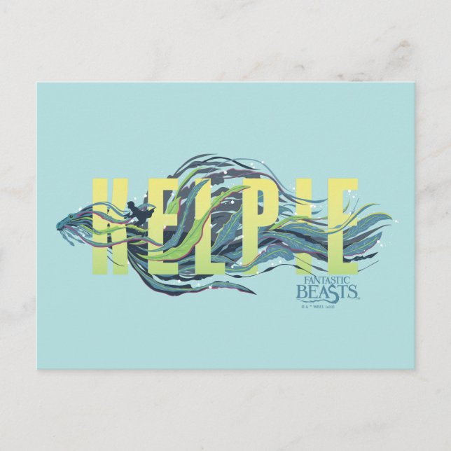 Postal Fantastic Beasts Kelpie (Anverso)