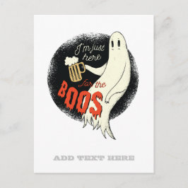 Postal Fantástica CERVEZA FANTÁSTICA de Halloween justo a