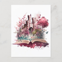 Postal Fantasy Book Lover Design
