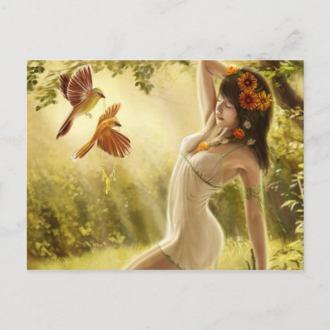 Postal Fantasy Girl (Anverso)