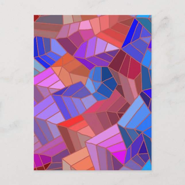 Postal Fantasy Mountains View from the Sky (Anverso)