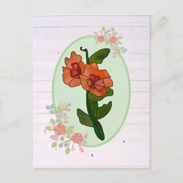 Postal Fantasyblume (Anverso)