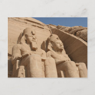 Postal faraones de piedra