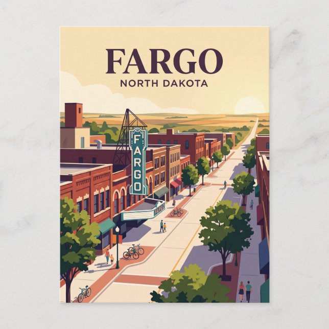 Postal Fargo, Dakota del Norte (Anverso)