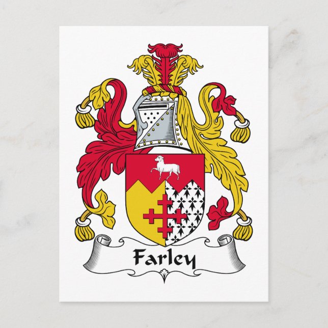 Postal Farley Family Crest (Anverso)