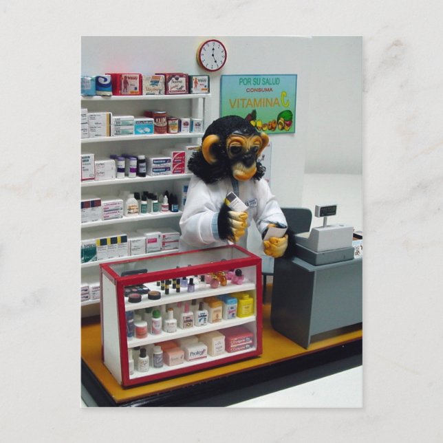 Postal farmacéutico (Anverso)