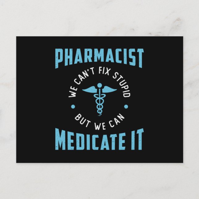 Postal Farmacéutico Farmacéutico Medicate It Tech (Anverso)