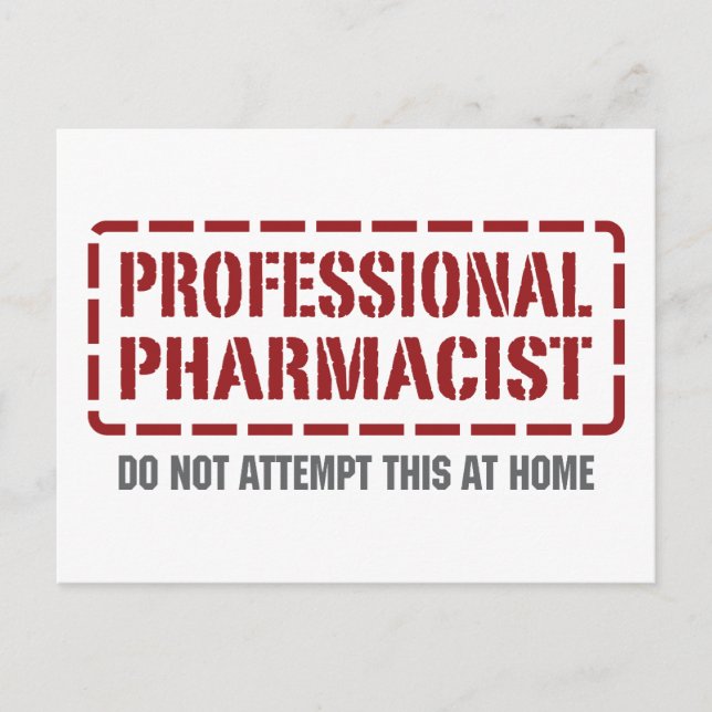 Postal Farmacéutico Profesional (Anverso)