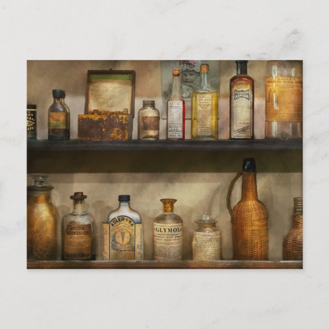 Postal Farmacia - Medicina del pasado (Anverso)