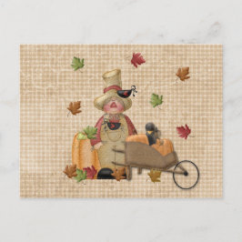 Postal Farmer Scarecrow