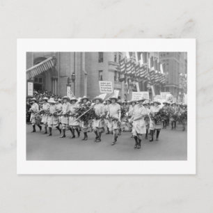 Postal Farmerettes vende bonos de la primera guerra mundi