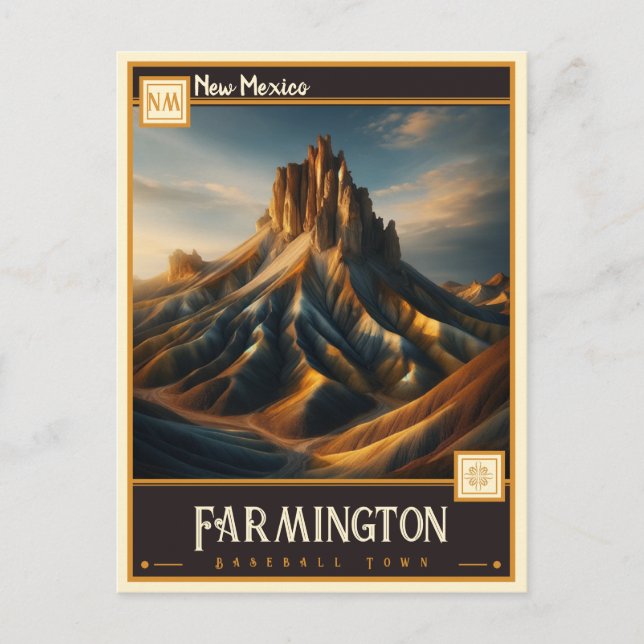Postal Farmington, Nuevo México | Vintage (Anverso)
