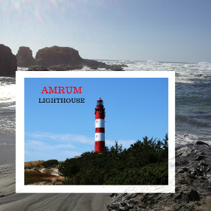 Postal Faro Amrum, Nordfriesland, Alemania