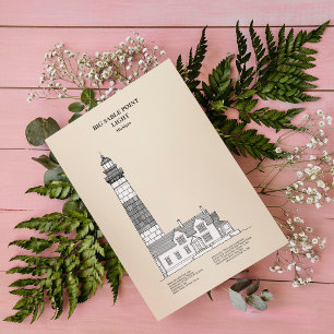Postal Faro Big Sable Point - Michigan - SBD
