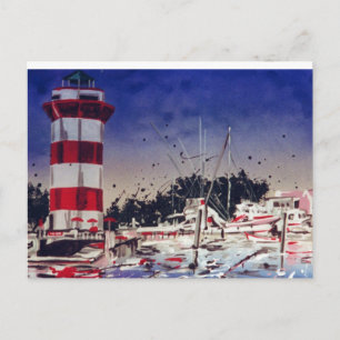 Postal faro botes Hilton head Carolina del Sur