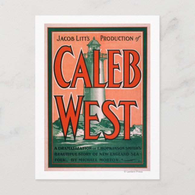 Postal Faro "Caleb West" Faro New England Sea Folk (Anverso)