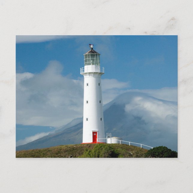 Postal Faro Cape Egmont y Monte Taranaki/Mt (Anverso)