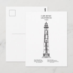 Postal Faro Cape Henry - Virginia - BD