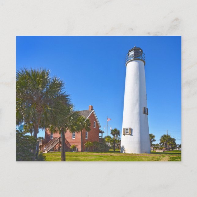 Postal Faro Cape St. George, Florida (Anverso)