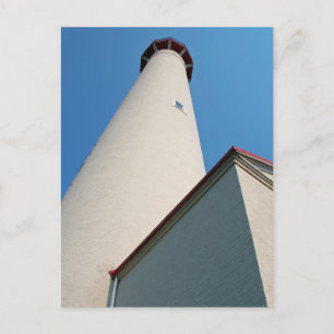 Postal Faro, cielo azul