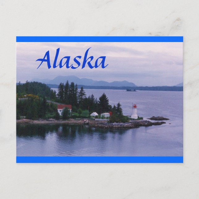 Postal Faro de Alaska (Anverso)