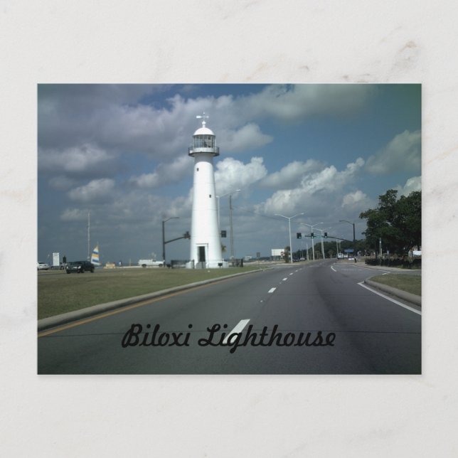 Postal Faro de Biloxi (Anverso)