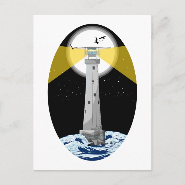 Postal Faro de Bishop Rock (Anverso)