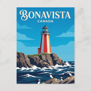 Postal Faro de Bonavista Canadá