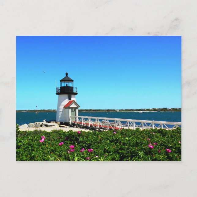 Postal Faro de Brant Point (Anverso)
