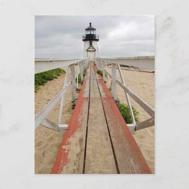Postal Faro de Brant Point (Anverso)