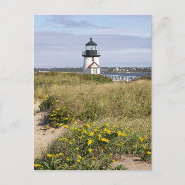 Postal Faro de Brant Point (Anverso)