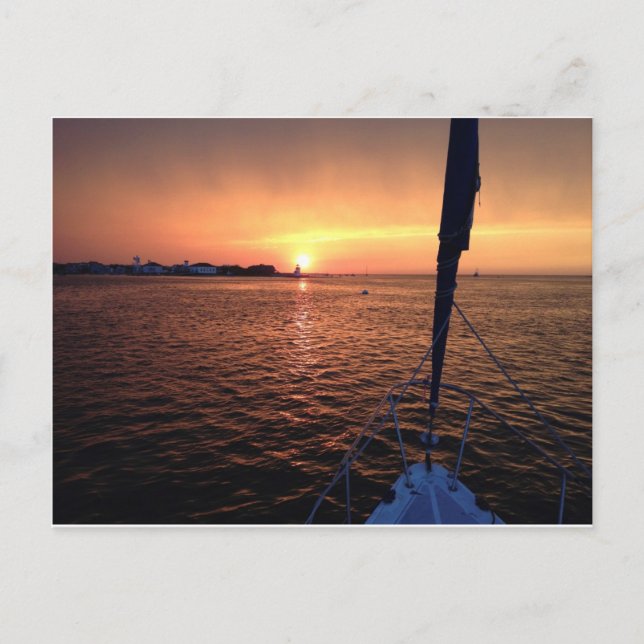 Postal Faro de Brant Point (Anverso)