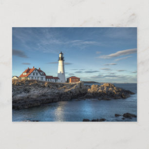 Postal Faro de cabeza de Portland
