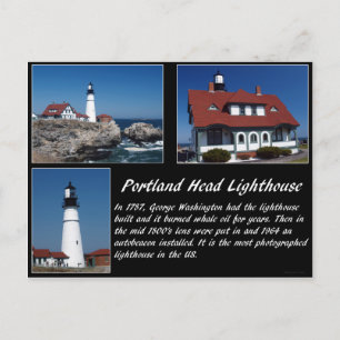 Postal Faro de cabeza de Portland