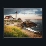 Postal Faro de cabeza de Portland | Cabo Elizabeth, yo<br><div class="desc">Luz de la cabeza de Portland - Cabo Elizabeth,  ME,  EE.UU.</div>